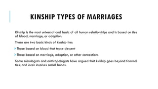 Marriage, kinship taboos, & role of descent | PDF