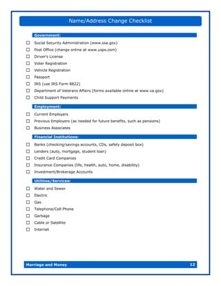 Marriage & Money | PDF