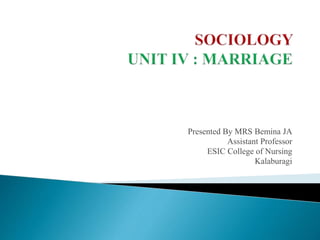 Presented By MRS Bemina JA
Assistant Professor
ESIC College of Nursing
Kalaburagi
 