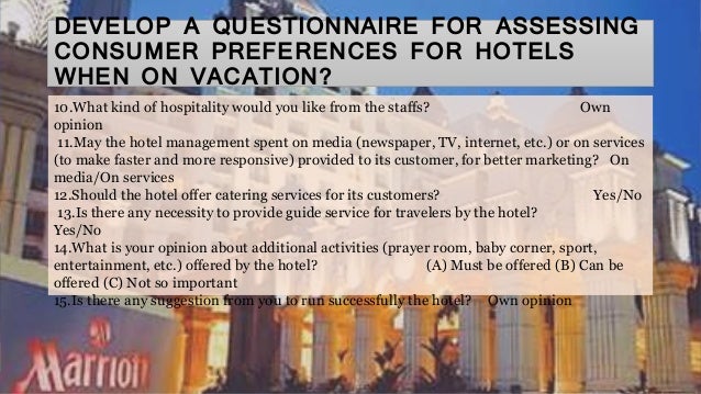 Marketing research marriott