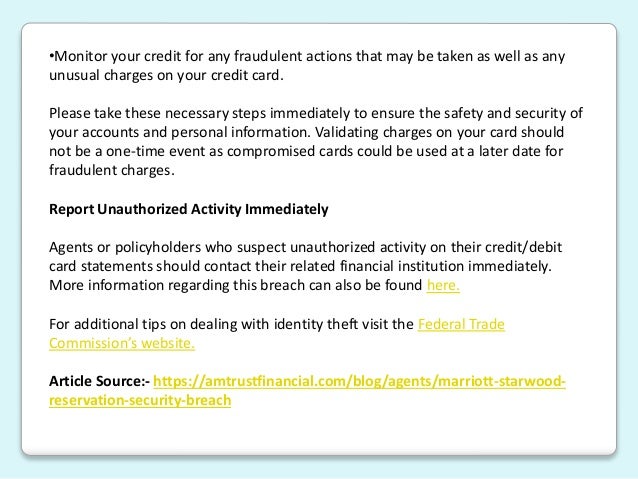 Marriott starwood announces guest reservation security breach