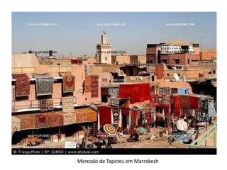 Mercado de Tapetes em Marrakesh
 