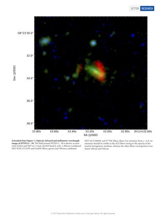 Galaxy growth in a massive halo in the first billion years of cosmic ...
