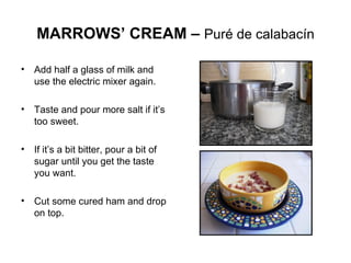 Marrows' Cream