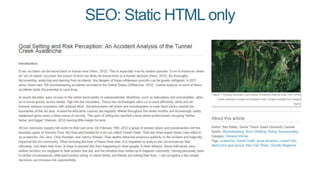 SEO: Static HTML only
 