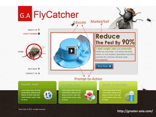 Educate Market/Sell
Prompt-to-Action
http://greater-asia.com/
 