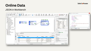 Online Data
JSON in Workbench
 