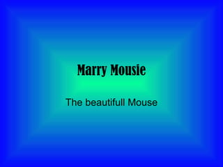 Marry Mousie The beautifull Mouse 