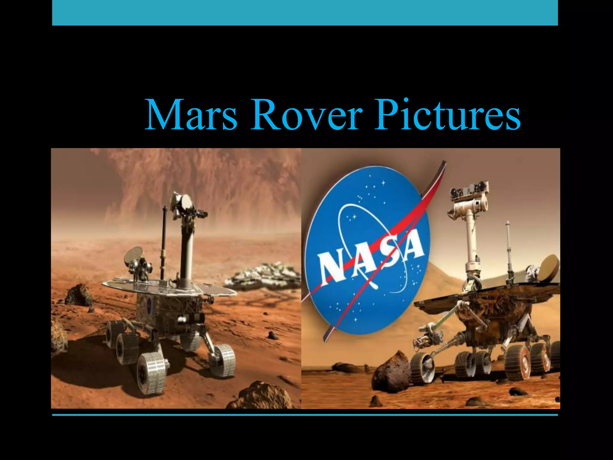 Mars Rover Pictures
 