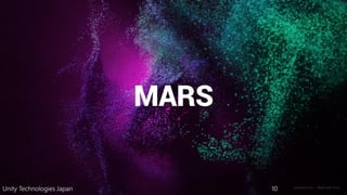 Generative Art — Made with Unity
Unity Technologies Japan 10
 