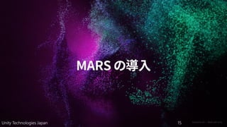 Generative Art — Made with Unity
Unity Technologies Japan 15
 