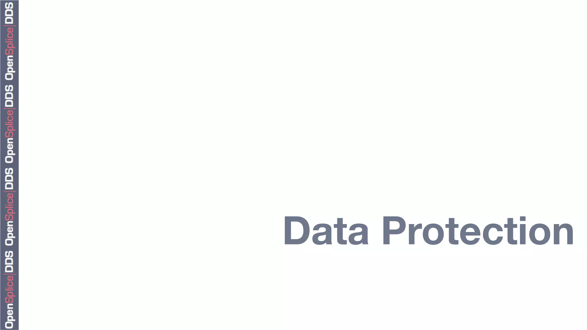 Data Protection
 