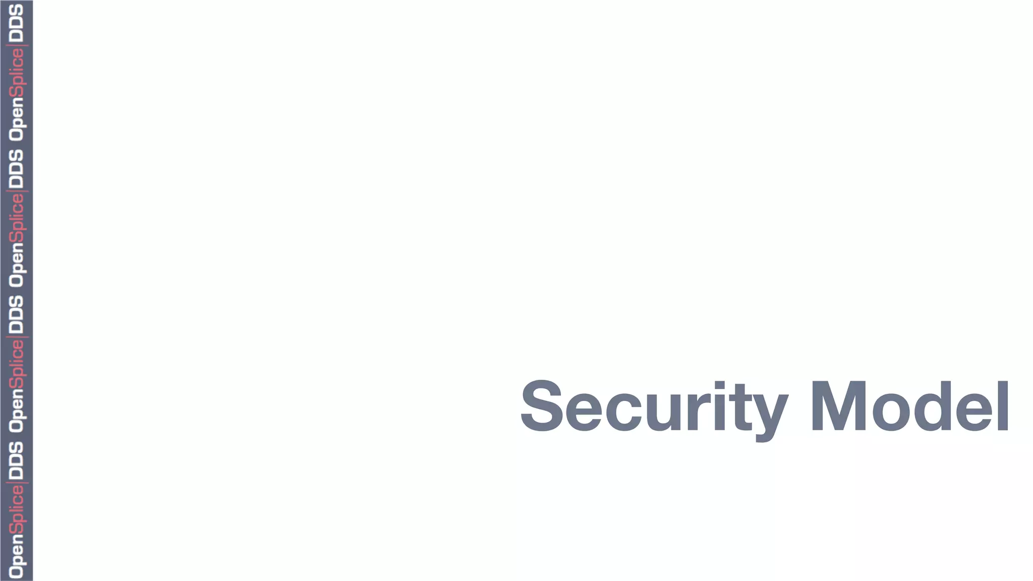 Security Model
 