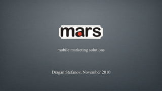 ma.rs - mobile marketing solutions