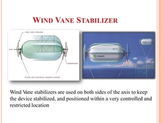 Wind Vane stabilizers are used on both sides of the axis to keep
the device stabilized, and positioned within a very controlled and
restricted location
 