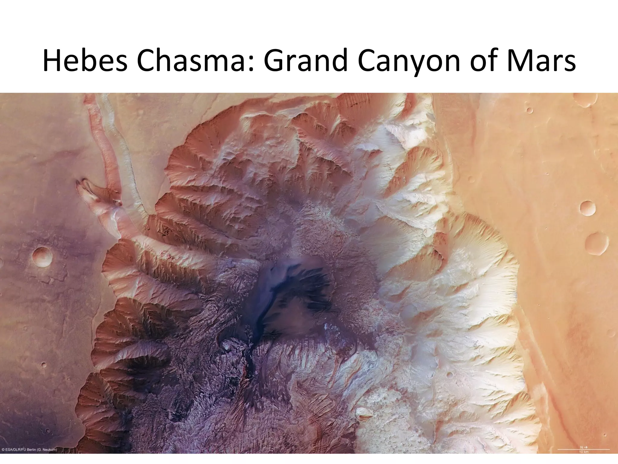 Hebes Chasma: Grand Canyon of Mars 