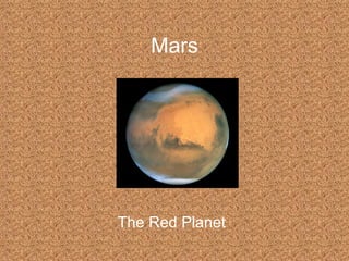 Mars The Red Planet 