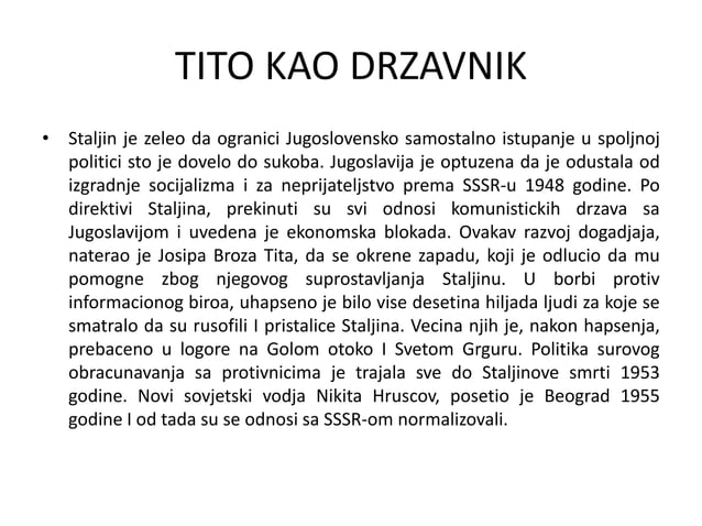 Marsal josip broz tito | PPT