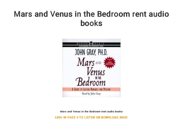 Mars And Venus In The Bedroom Rent Audio Books