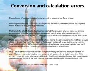 Mars climate obiter failure | PPTX