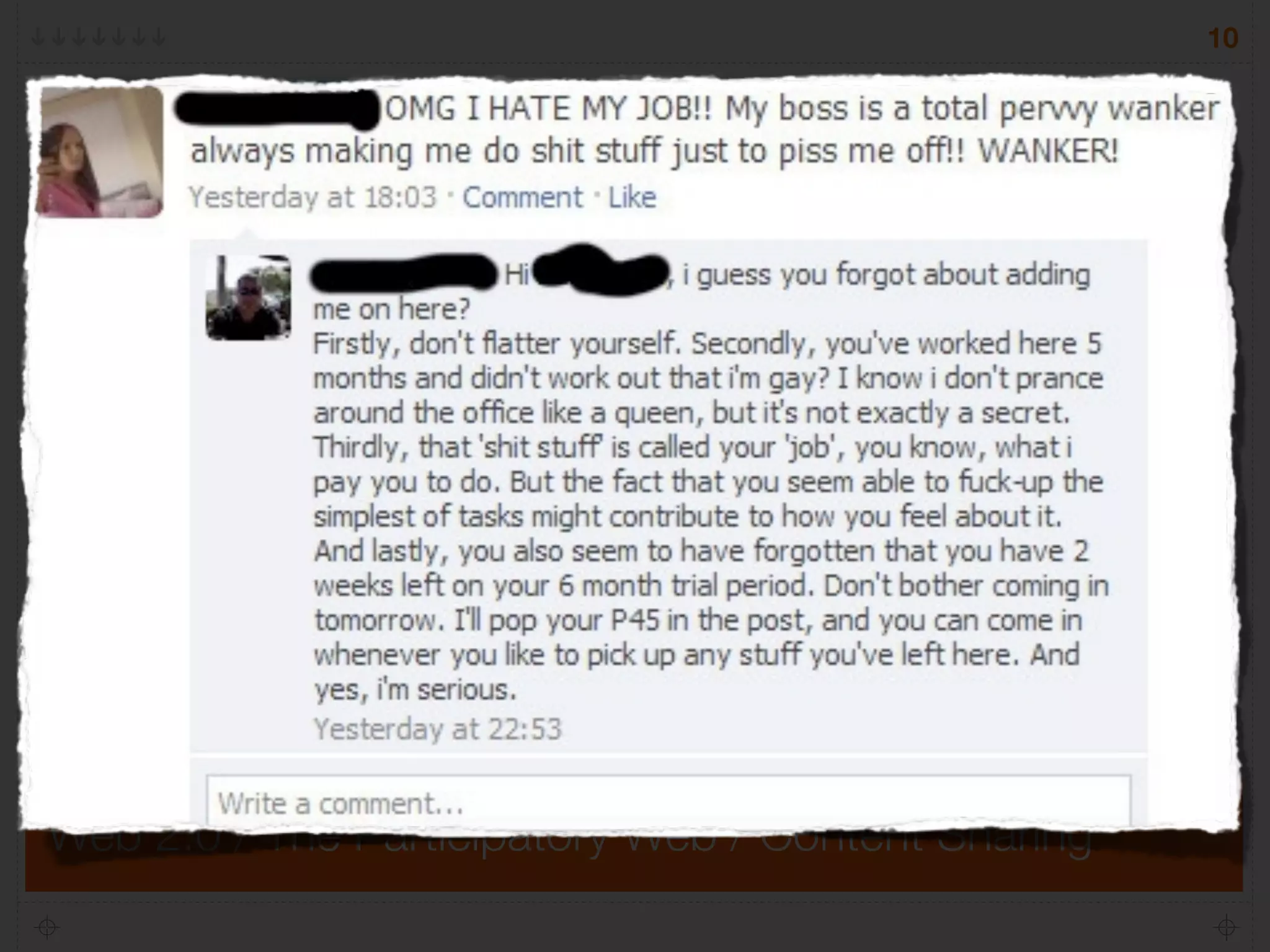 10




Web 2.0 / The Participatory Web / Content Sharing
 