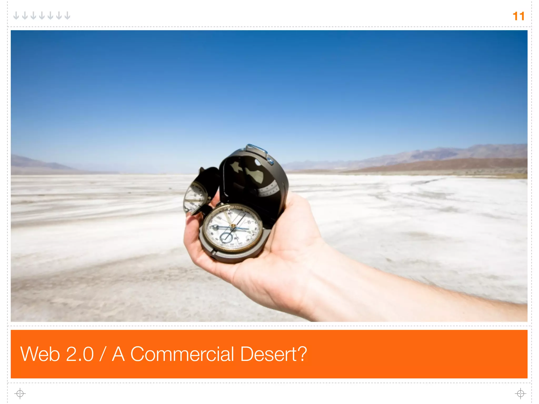 11




Web 2.0 / A Commercial Desert?
 
