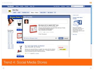 19




Trend 4: Social Media Stores
 
