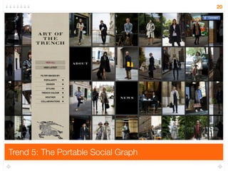 20




Trend 5: The Portable Social Graph
 