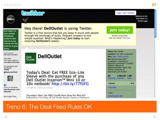 21




Trend 6: The Deal Feed Rules OK
 