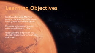 Mars Education Presentation In Black Orange Animated Style Pptx