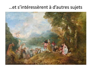…et s’intéressèrent à d’autres sujets
 
