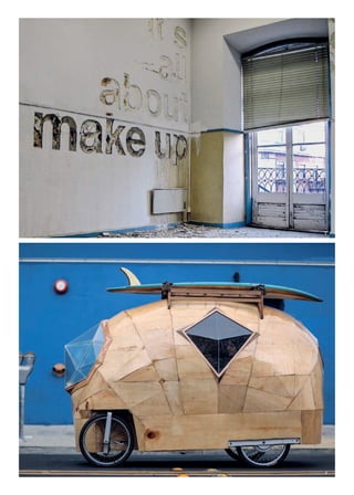 100
Marseille Provence accueille le monde
THIS IS (NOT) MUSIC
À l’écoute des croisements féconds entre musique, arts visuels
et pratiques sportives, This is (not) music investit pendant quarante
jours les 40 000 m2 carrés de la Friche la Belle de mai. Ouvert aux
néophytes, aux curieux, aux passionnés, aux esthètes comme aux
noctambules, This is (not) music mixe art contemporain, musiques
actuelles, street-art et sports urbains, et s’affranchit des lignes de
démarcation entre ces différents champs artistiques et sportifs. Créé
à l’occasion de la Capitale européenne de la culture, cet événement
intégralement dédié aux nouvelles cultures urbaines est une plon-
gée inédite au cœur des disciplines et esthétiques qui trouvent leurs
racines dans la contre-culture, board culture et l’underground de ces
vingt-cinq dernières années. Une multitude de formes et de mouve-
ments rassemblés pour définir les contours élastiques des cultures
alternatives.
Production: Cabaret Aléatoire. Coproduction: la Friche la Belle de mai et Marseille-Provence 2013.
THIS IS (NOT) MUSIC, L’EXPOSITION
De la vidéo au graphisme, du street art à la photographie, de la sculp-
ture aux installations, en passant par les collections d’objets cultes,
This is (not) music propose, en parallèle aux concerts, performances
et conférences, une exposition conçue selon une approche hybride,
moderne et unique de tout ce qui constitue aujourd’hui les surf,
skate et custom cultures. Elle porte ainsi sur la manière dont ces pra-
tiques dites «sportives» ont généré des formes, lesquelles ont inspiré
des artistes contemporains, et comment ces derniers ont en retour
innové en réinterprétant ces esthétiques. Cette exposition envisage
ainsi sur un plan iconologique, formel et poétique ces croisements
entre les sports de glisse et l’art contemporain, à travers des thèmes
aussi divers que l’éternelle jeunesse, le do it yourself, le finish fetish,
le sentiment d’abolition du temps, la recherche constante d’une irré-
pressible liberté ou encore l’expérimentation futuriste.
Parmi les artistes: Vito Acconci, Kevin Ancell, Jonathan Brand, Thomas Campbell, Ed Templeton,
Matthias Fenneteaux, Jim Phillips, Benjamin Chasselon, Julien Colombier, Russell Crotty, Shaun
Gladwell, Mike Giant, Eva Jospin, Robert Longo, Olivier Millagou, Olivier Mosset, Jay Nelson,
Julien Prévieux, Luc Rolland, Lionel Scoccimaro…
Commissariat: Richard Leydier. Conseiller artistique: G. LeGoff. Production: Autokab. Coproduction:
la Friche la Belle de mai et Marseille-Provence 2013.
Marseille
Friche La Belle
de Mai
Tour-Panorama
25 avril au 9 juin
Partenaire projet
Soutient ce projet
Marseille
Friche
la Belle de mai
25 avril au 9 juin
1. It's all about make up,
visual Street Performance
Vhils, Lisbon
2. Electric Vehicule,
Jay Nelson, 2009
1
2
 