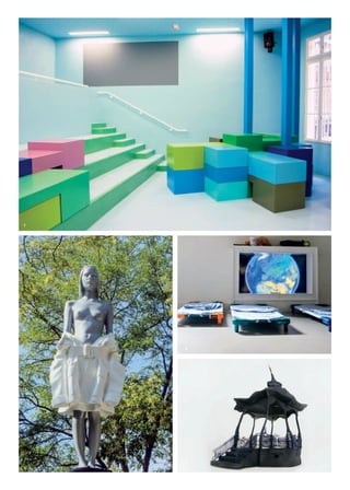 255
1/2/3
Nouveaux
commanditaires
Marseille-Provence 2013 et la Fondation
de France s’associent pour un programme
exceptionnel de neuf commandes artis-
tiques. Depuis le début des années 1990,
l’action Nouveaux commanditaires propo-
sée par la Fondation de France permet à des
citoyens confrontés à des enjeux de société
ou de développement d’un territoire, d’as-
socier des artistes contemporains à leurs
préoccupations en leur passant commande
d’une œuvre. Son originalité repose sur une
conjonction nouvelle entre trois acteurs
privilégiés : l’artiste, le citoyen comman-
ditaire et le médiateur culturel agréé par
la Fondation de France, accompagnés des
partenaires publics et privés réunis autour
du projet. En Région Provence-Alpes-Côte
d’Azur, le Bureau des compétences et des
désirs est le médiateur de tous ces projets.
www.nouveauxcommanditaires.eu
www.bureaudescompetences.org
Nouveaux commanditaires
1. To make a place
2. Le Chemin des fées
3. Le vaisseau
4. À la place de l’Opéra
LES SENTIERS DE L’EAU
(WATER PATHS)
PROJET CAMARGUE 2011-2013
— Tadashi Kawamata
Pour valoriser le territoire camarguais
à travers un parcours artistique suivant
le fil de l’eau, du Rhône à la mer, un groupe
de partenaires a souhaité porter une com-
mande artistique. Leur projet a été confié
à l’artiste Tadashi Kawamata qui met en
place une série d’ateliers avec des étudiants
en art, architecture et paysage. Ces ateliers
permettent d’étudier la richesse mais aussi
la complexité du delta et d’installer dura-
blement le projet sur le territoire. Le Mas du
Pont de Rousty où se situent le Musée et le
siège du Parc Naturel Régional de Camargue
accueillera la première installation du par-
cours, Horizons.
Camargue
À partir de février
Œuvre pérenne
Partenaire projet
	 1
	 2
3
	 4
 