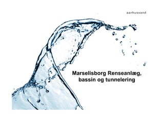 Marselisborg Renseanlæg,
bassin og tunnelering
 