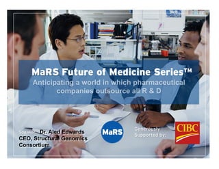 Anticipating a world in which pharmaceutical
       companies outsource all R & D
 