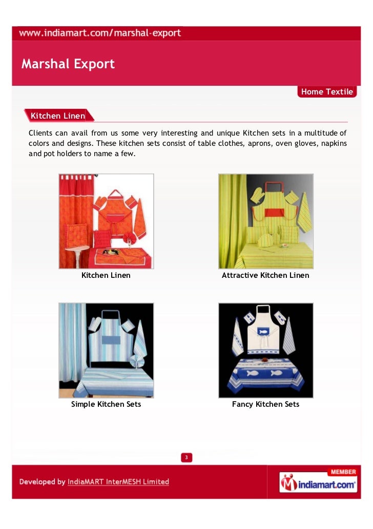 Marshal Export, Karur, Home Textile.