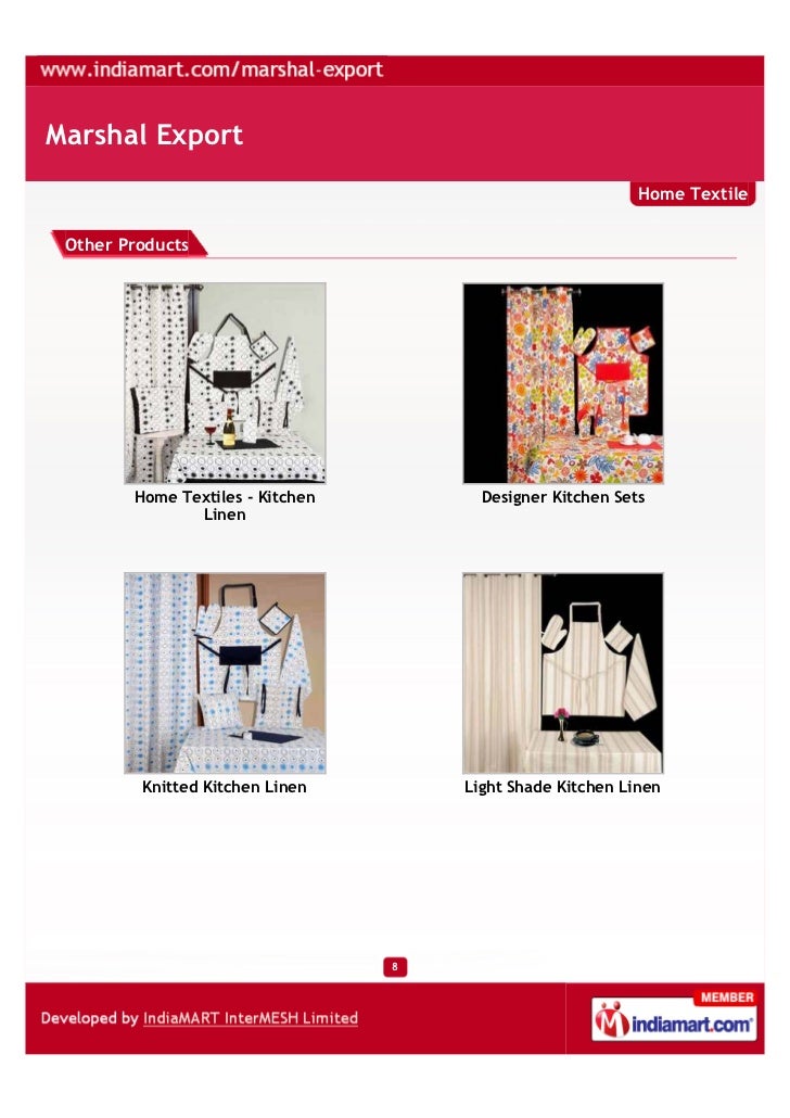 Marshal Export, Karur, Home Textile.