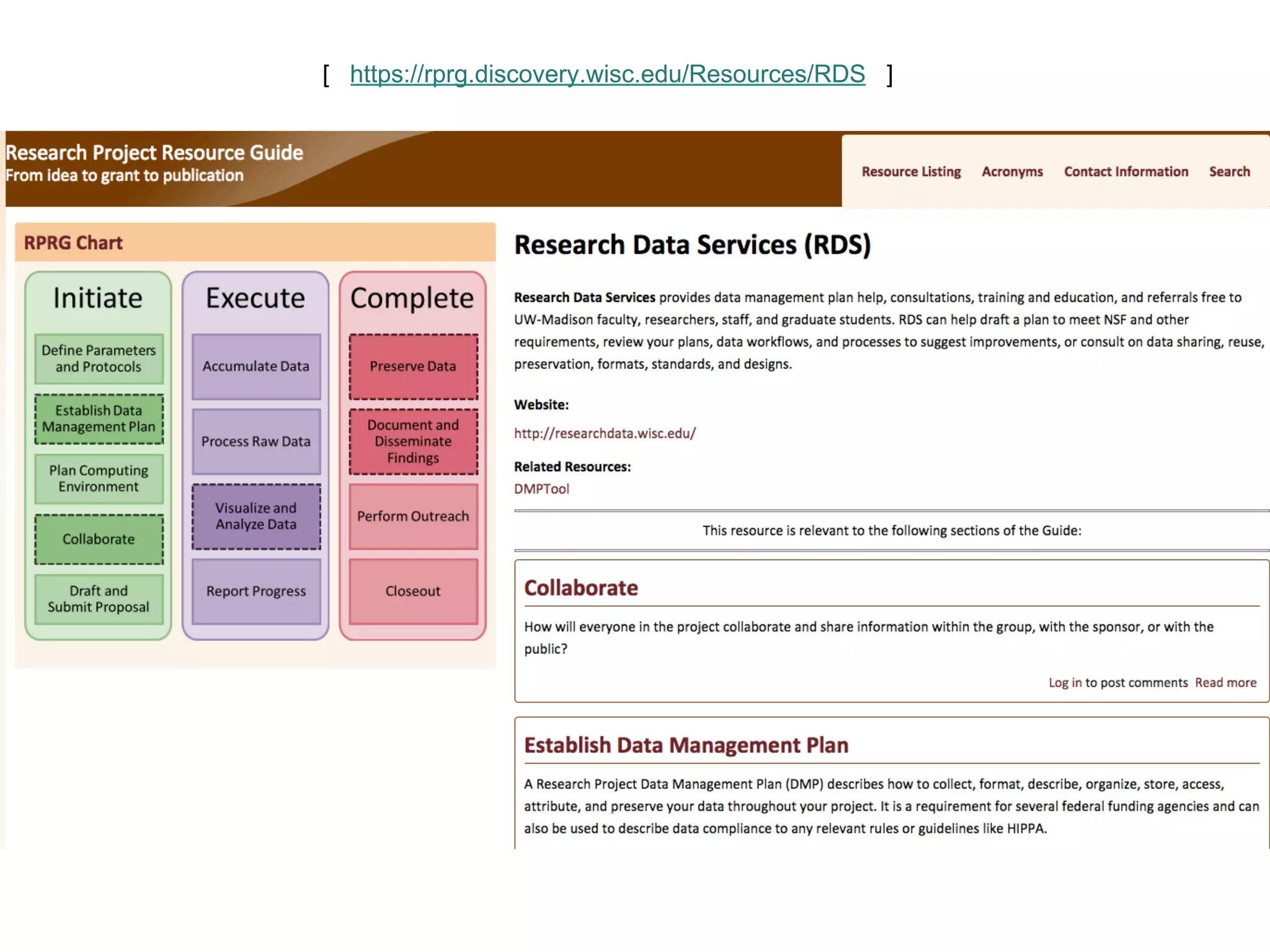 [ https://rprg.discovery.wisc.edu/Resources/RDS ]
 