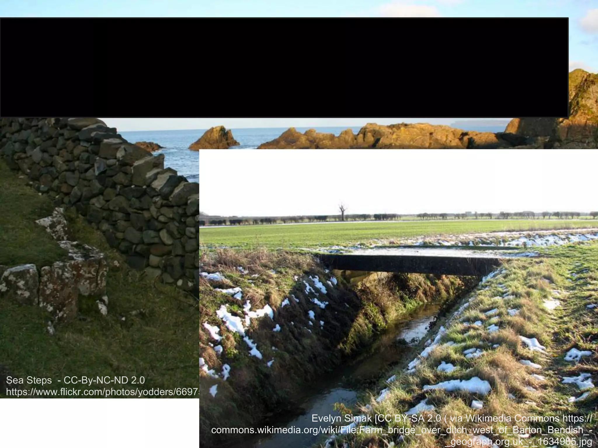 Communities of PracticeChallenge ≅ Opportunity
Sea Steps - CC-By-NC-ND 2.0
https://www.flickr.com/photos/yodders/6697585787
Evelyn Simak [CC BY-SA 2.0 ( via Wikimedia Commons https://
commons.wikimedia.org/wiki/File:Farm_bridge_over_ditch_west_of_Barton_Bendish_-
_geograph.org.uk_-_1634985.jpg
By Tyler Karaszewski from Davis, CA, USA (Flickr) CC BY 2.0 , via Wikimedia Commons https://
commons.wikimedia.org/wiki/File:Ford_pickup_side.jpg
 