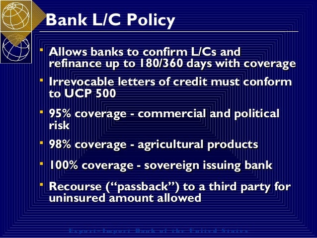 Marsha Sompayrac International Finance EXIM Bank credit