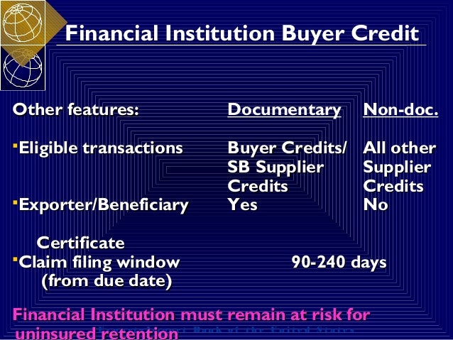 Marsha Sompayrac International Finance EXIM Bank credit