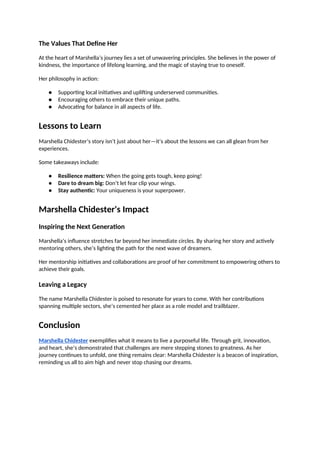 Marshella Chidester_ A Life of Passion, Perseverance, and Purpose.docx