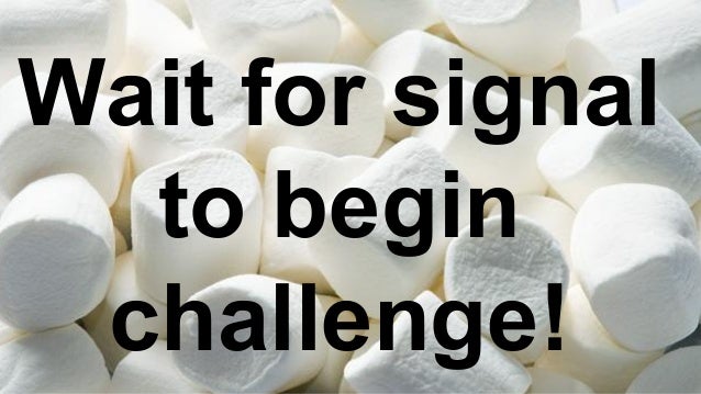 Marshmallow challenge handout