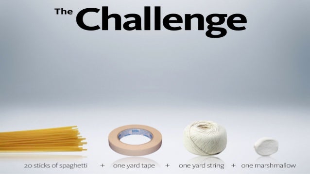 Marshmallow challenge handout