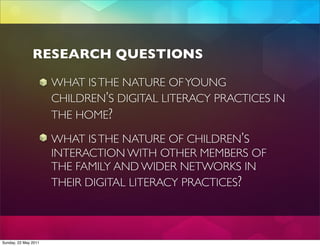 FAMILY DIGITAL LITERACY - Professor Jackie Marsh | PPT
