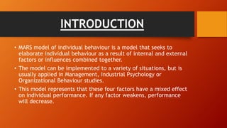 MARS Model | PPT image.