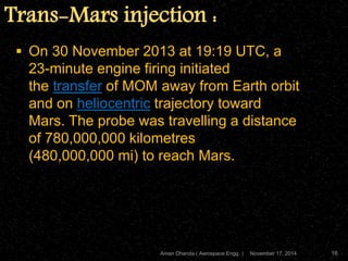 Mars orbiter mission | PPTX