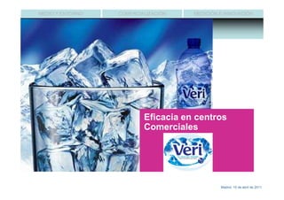 MEDIO Y ENTORNO   COMERCIALIZACIÓN    MEDICIÓN E INNOVACIÓN




                          Eficacia en Master
                          Click to editcentros text
                          Comerciales
                          styles
                          Second level
                          Third level
                          – Fourth level
                            – Fifth level

                                               Madrid, 15 de abril de 2011
 