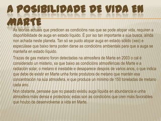 Coñécese con exactitude o que demora a rotación de Marte debido a que as manchas que se observan na súa superficie, escuras e ben delimitadas, son excelentes puntos de referencia. Foron observadas por primeira vez en 1659 porHuygensque asignou á súa rotación a duración dun día. En 1666,GiovanniCassinifixouna en 24 h 40 min, valor moi aproximado ao verdadeiro. Trescentos anos de observacións de Marte deron por resultado establecer o valor de 24 h 37 min 22,7spara o día sideral (o período de rotación da Terra é de 23 h 56 min 4,1s).