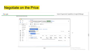 Negotiate on the Price
 